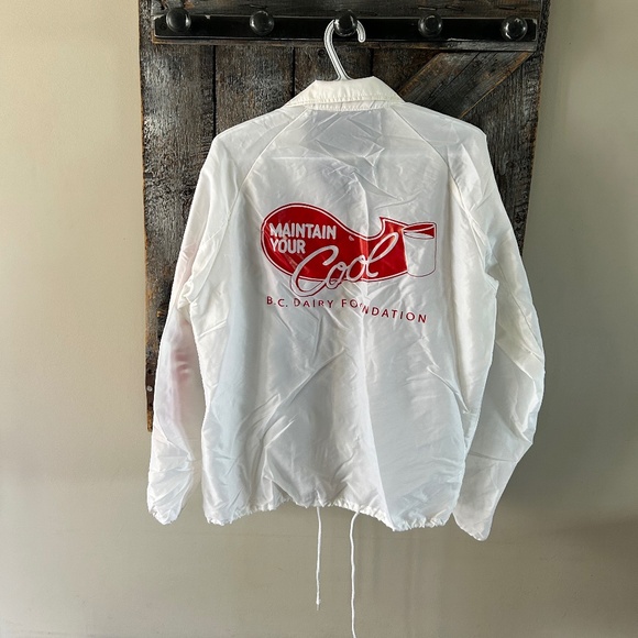 Men's Vinrage Alpha Sportswear BC Games Very Light Weight Jacket w/Snaps - Picture 2 of 6